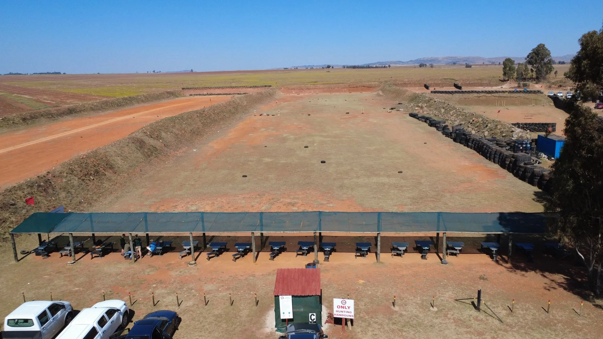 200 metre rifle range at Rooikraal Shooting Range